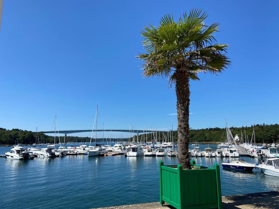 Les Planches , Bel Appartement En Bord De Mer Бенодет Экстерьер фото